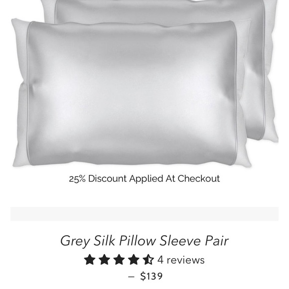 silked satin pillow sleeve - standard/queen/king - Picture 2 of 3